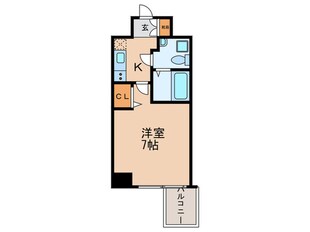 ＡＰＲＩＬＥ南森町の物件間取画像